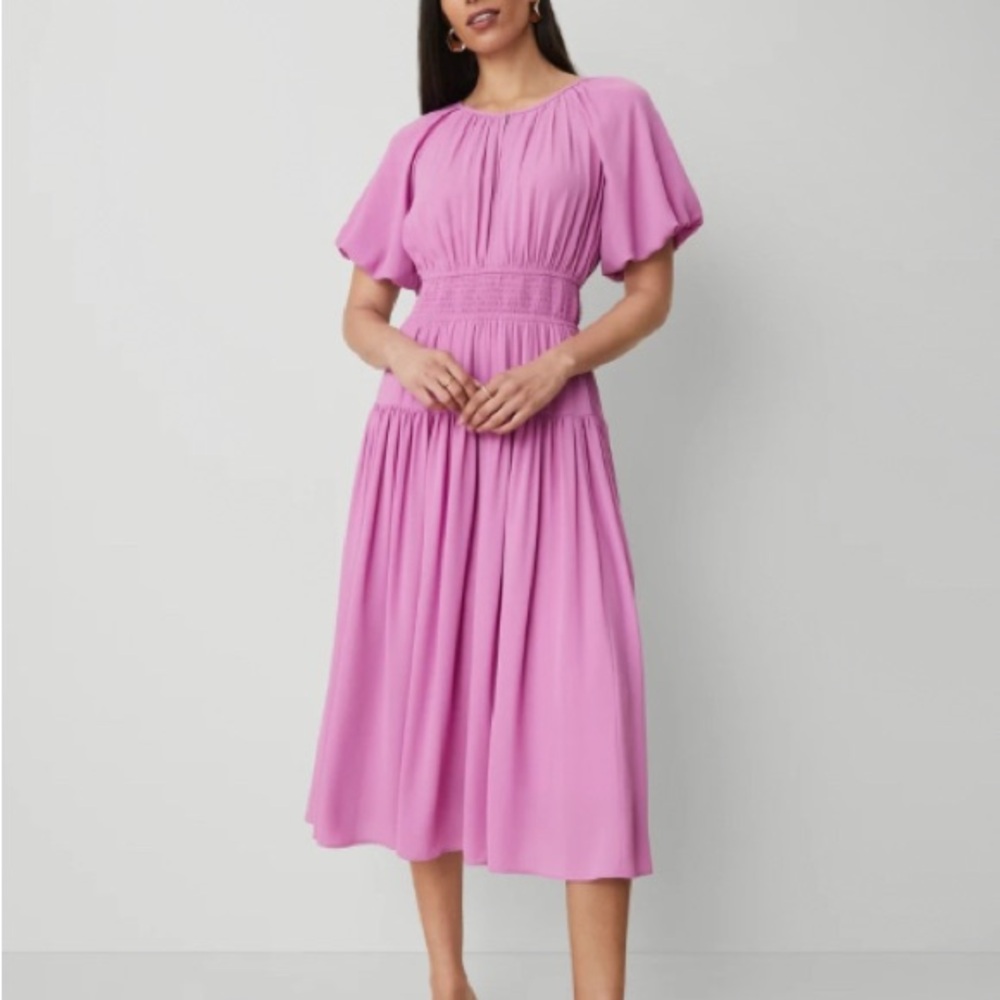 Ann Taylor Pink Maxi Dress